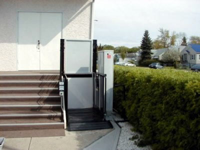 AmeriGlide Atlas Commercial Vertical Wheelchair Lift