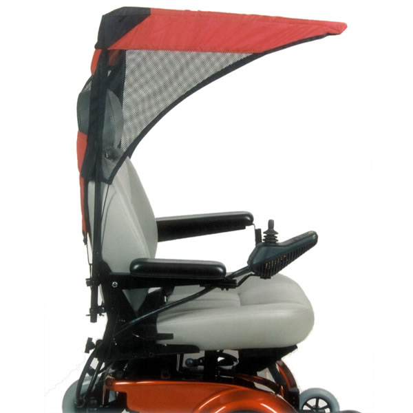 Vented WeatherBreaker Canopy for Mobility Scooters and Power Wheelchairs