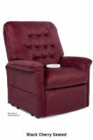 Shown in Black Cherry Seated Position